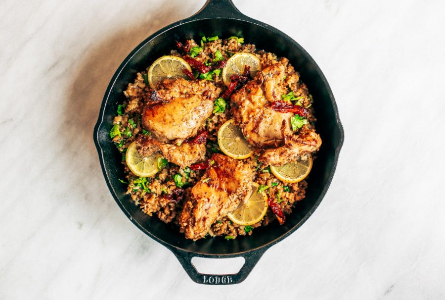 Whole30 Spanish Chicken And Cauliflower Rice