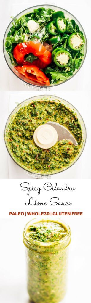 Zesty, fresh, and flavorful, cilantro garlic chimichurri with jalapeno pepper. Perfect for marinating chicken, beef, or topping off sweet potato fries and salads! Made easy in the blender in five minutes. Paleo, gluten free, and whole30 friendly. Easy whole30 dinner recipes. Whole30 recipes. Whole30 lunch. Whole30 recipes just for you. Whole30 meal planning. Whole30 meal prep. Healthy paleo meals. Healthy Whole30 recipes. Easy Whole30 recipes