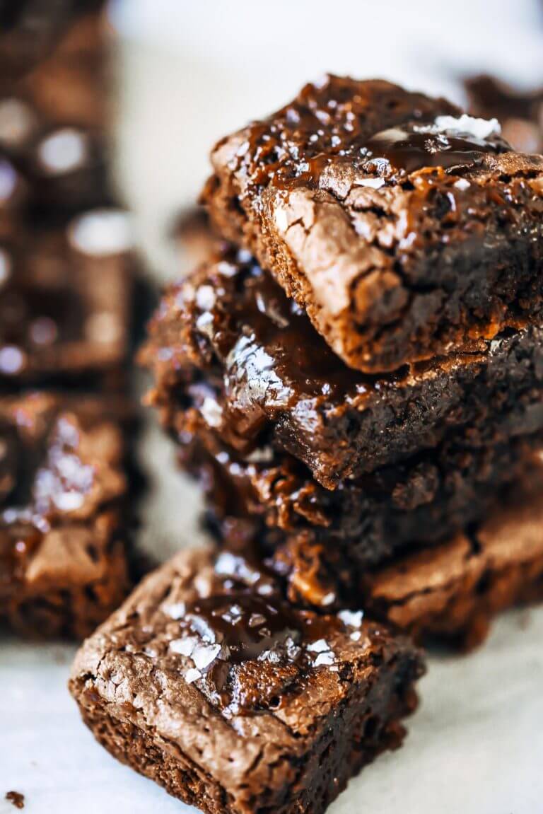 Salted Caramel Paleo Gluten Free Brownies Paleo Gluten Free