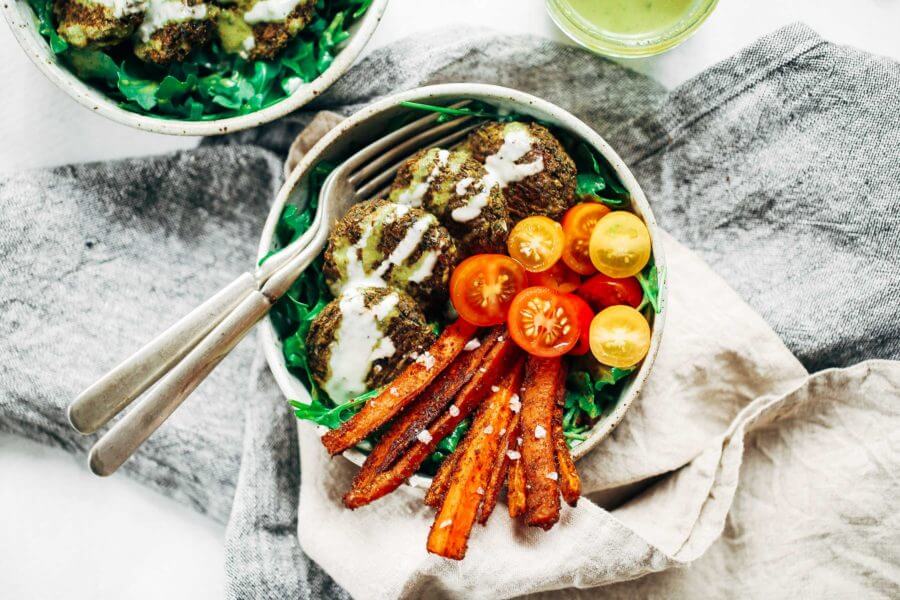 5 Minute Spicy Jalapeño Broccoli Falafel