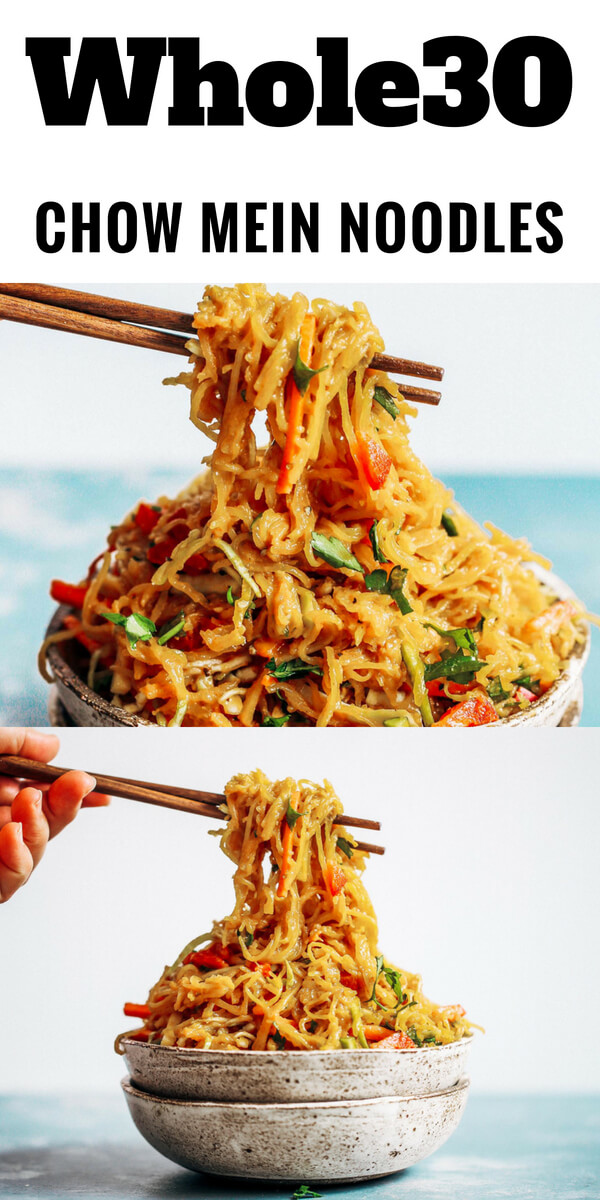 Best Asian Garlic Paleo Whole30 Noodles Paleo Gluten Free
