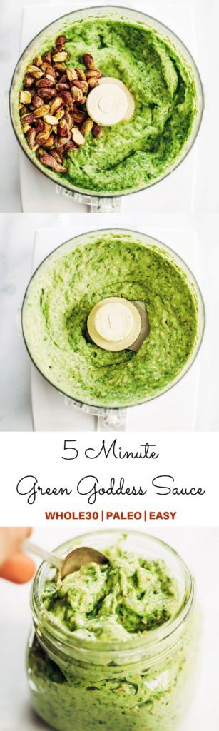 Creamy Avocado Green Goddess Sauce