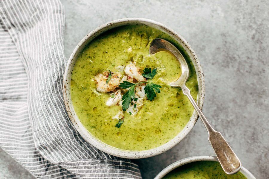 Creamy Whole30 Paleo Broccoli Chowder