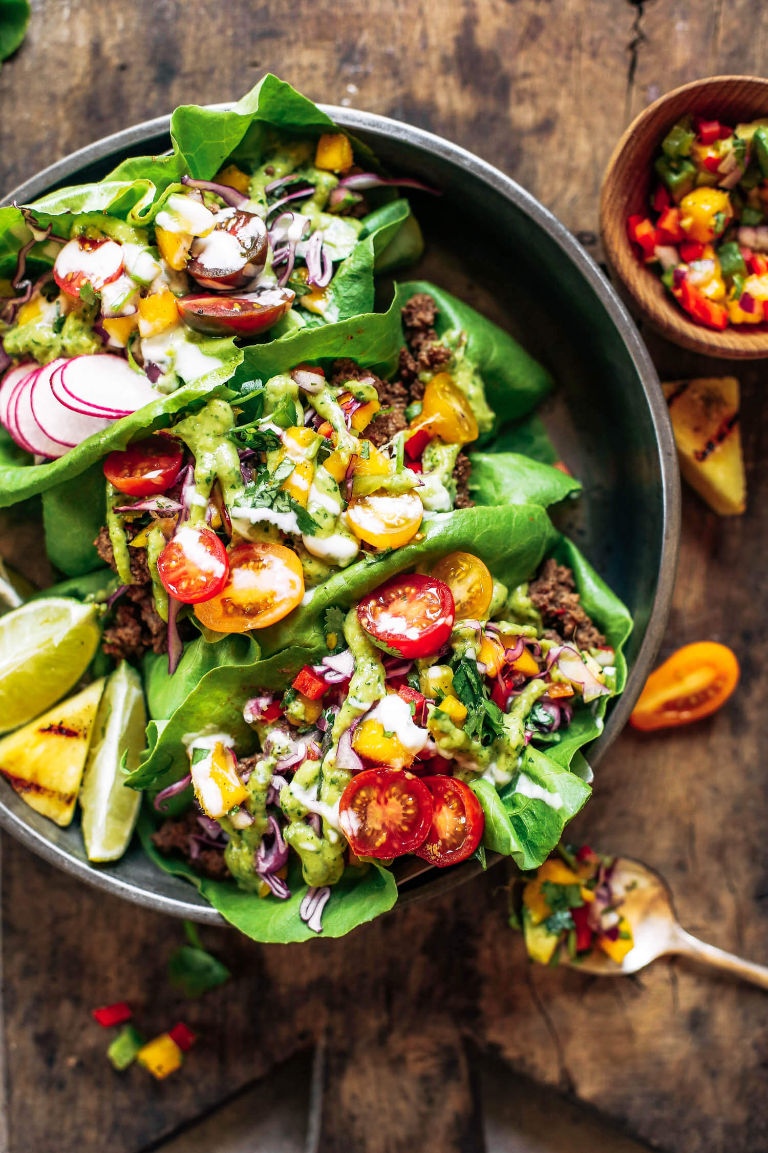 Whole30 Dinner Tacos With Mango Lime Salsa Paleo Gluten Free