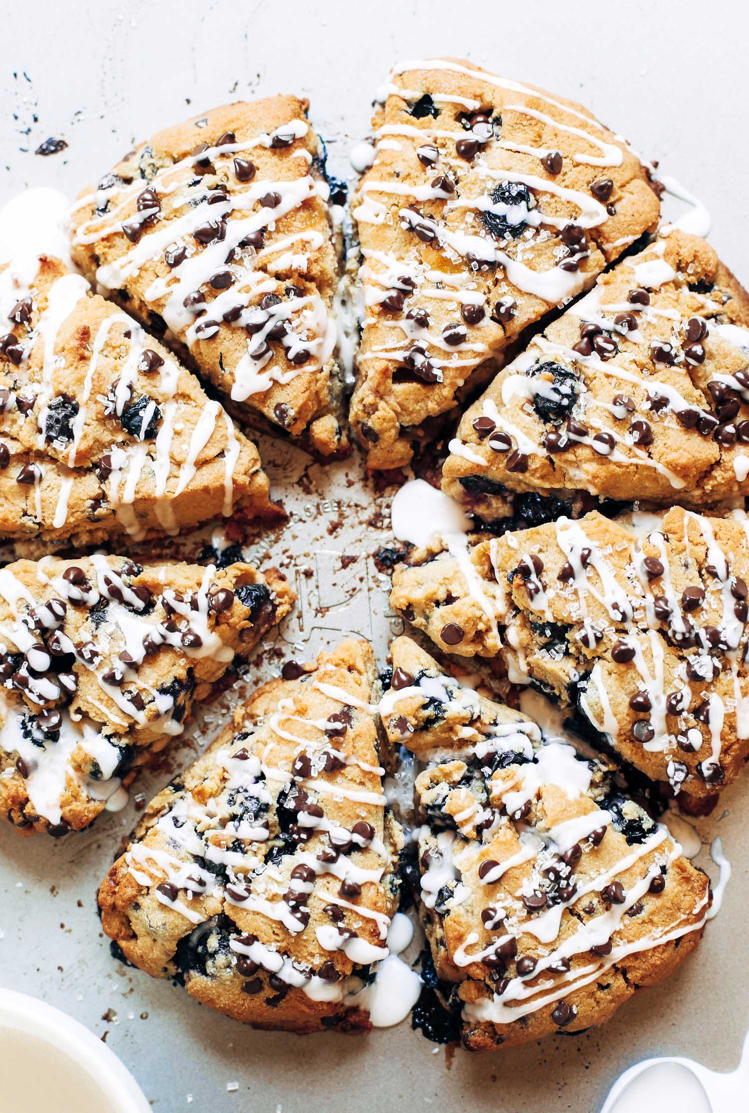 Blueberry Chocolate Paleo Breakfast Scones Paleo Gluten Free