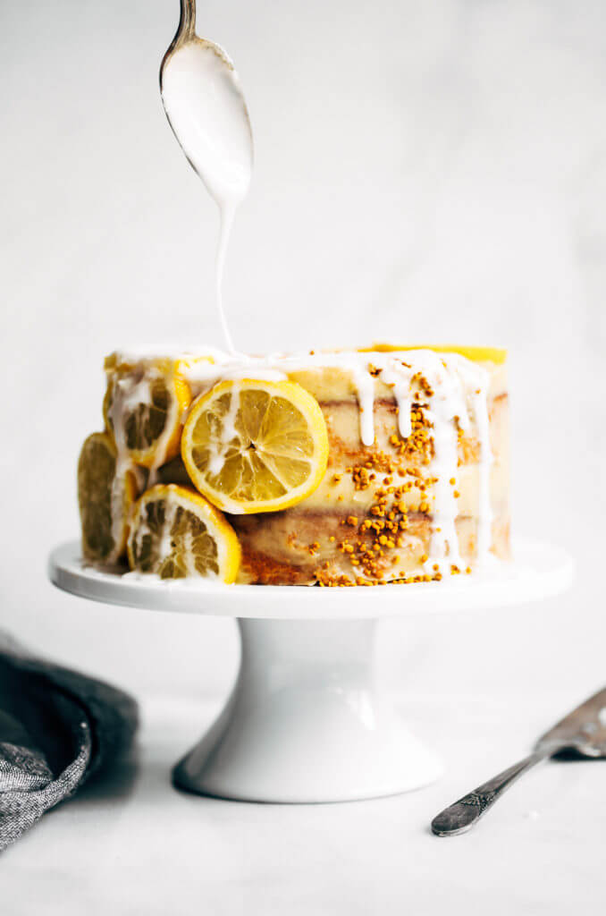 Healthy paleo lemon layer cake with sweet potato frosting. Easy gluten free cake made with sweet potatoes, not flour! A quick paleo dessert recipe, perfect for summer. An easy paleo birthday or celebration cake that is moist and delicious. Paleo for beginners. Paleo diet recipes. Easy paleo dessert. Easy paleo dessert recipes. Quick paleo desserts. Sugar free paleo desserts. Paleo gluten free birthday cake. Healthy paleo chocolate cake recipes. Paleo frosting recipes. Coconut flour paleo cake. Vegan frosting.