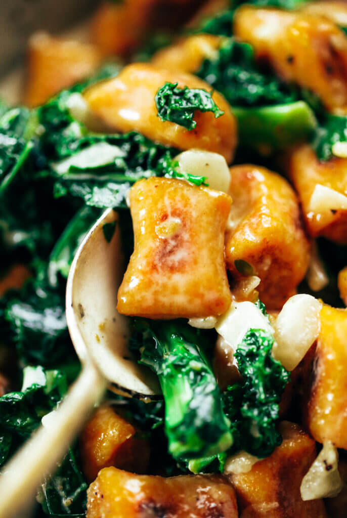 Easy paleo sweet potato gnocchi served with kale sage sauce. Delicious, healthy, family meal. Soft pillowy gnocchi made with sweet potato. Easy whole30 dinner recipes. Easy whole30 dinner recipes. Whole30 recipes. Whole30 lunch. Whole30 meal planning. Whole30 meal prep. Healthy paleo meals. Healthy Whole30 recipes. Easy Whole30 recipes. Easy whole30 dinner recipes.