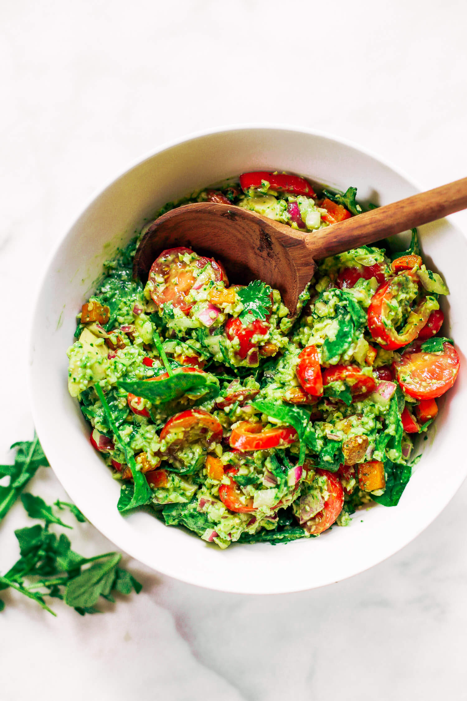 10 Minute Cauliflower Summer Salad Paleo Gluten Free