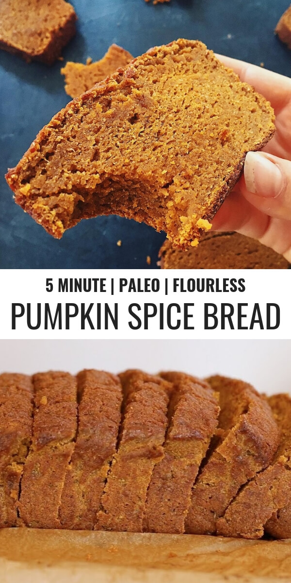 Sweet Potato Pumpkin Spice Paleo Bread - Paleo Gluten Free