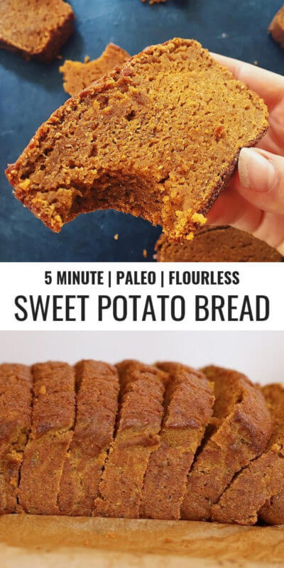 Sweet Potato Pumpkin Spice Paleo Bread - Paleo Gluten Free