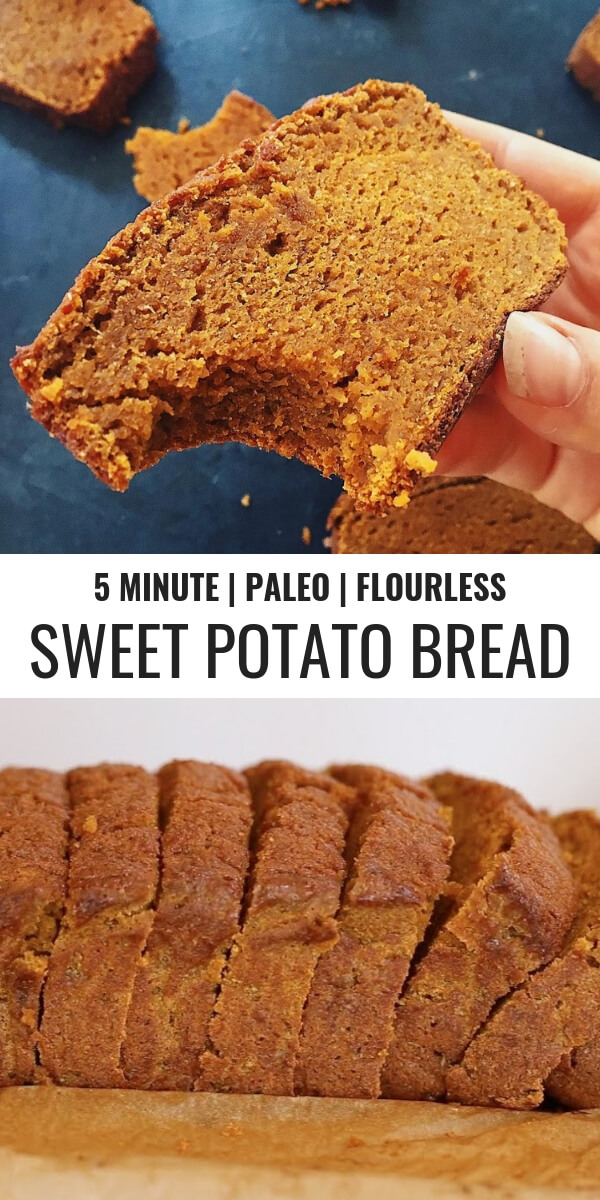 Sweet Potato Pumpkin Spice Paleo Bread - Paleo Gluten Free