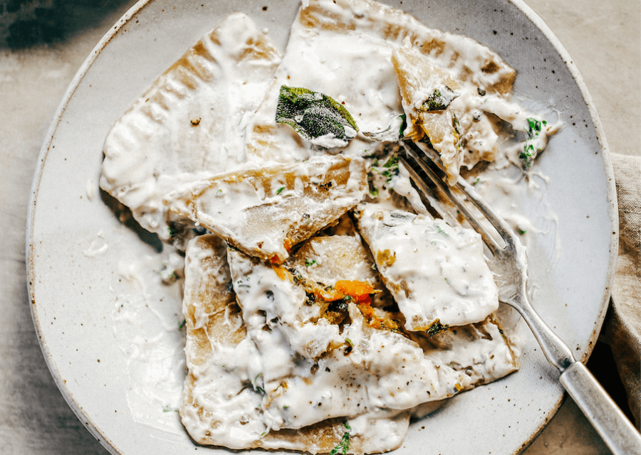 2 Ingredient Paleo Ravioli Made With Sweet Potato