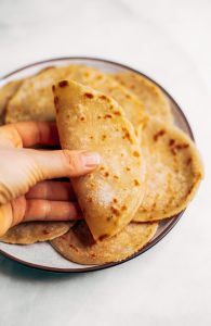 Two ingredient paleo cauliflower tortillas! Life-changing recipe for low calorie gluten free tortillas, ready in minutes! These tortillas have 42 calories and are loaded with veggies to keep you healthy and satisfied. Delicious, easy, and mind-blowing-easy recipe for homemade tortillas. #paleo #recipes #cooking #healthy