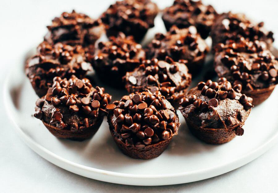 Avocado Chocolate Paleo Muffins