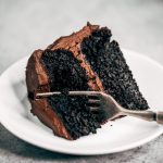Best paleo chocolate cake you will ever have! Made with sweet potatoes instead of flour and avocado chocolate frosting. This flourless and dairy free chocolate cake is made in the food processor and perfect for any celebration! Are you ready for this easy gluten free chocolate cake recipe? #cake #recipes #baking #paleo