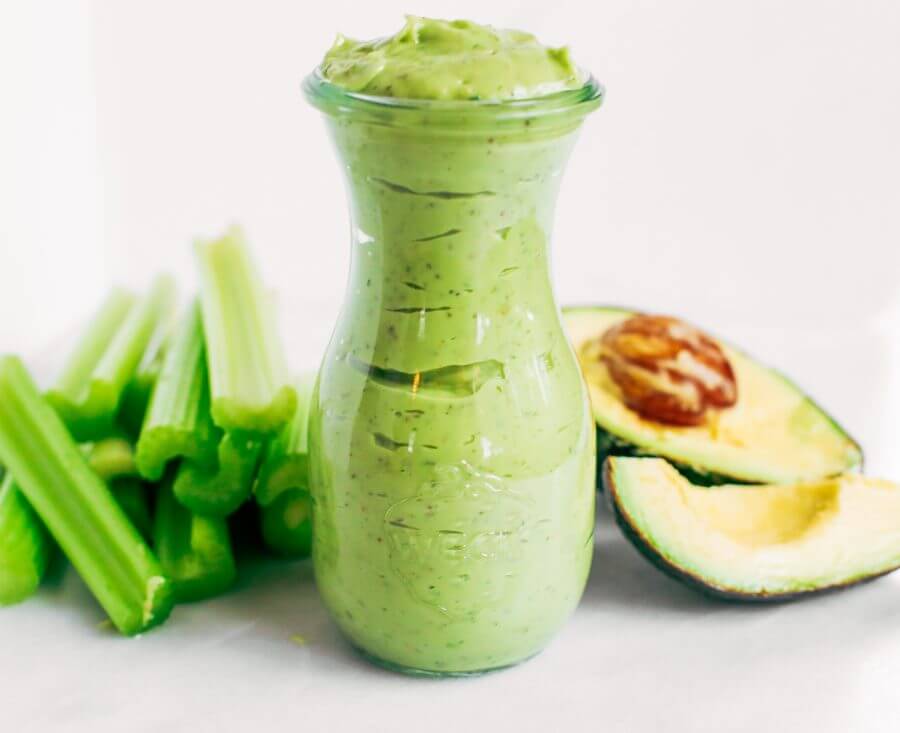 5 Minute Avocado Ranch Dressing