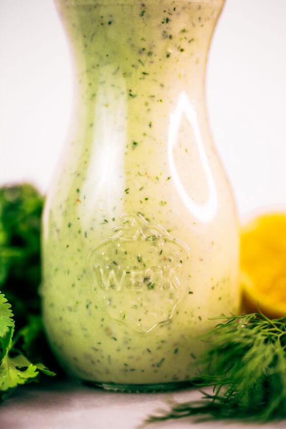 Creamy Lemon Garlic Dressing (Whole30, Paleo) Paleo Gluten Free