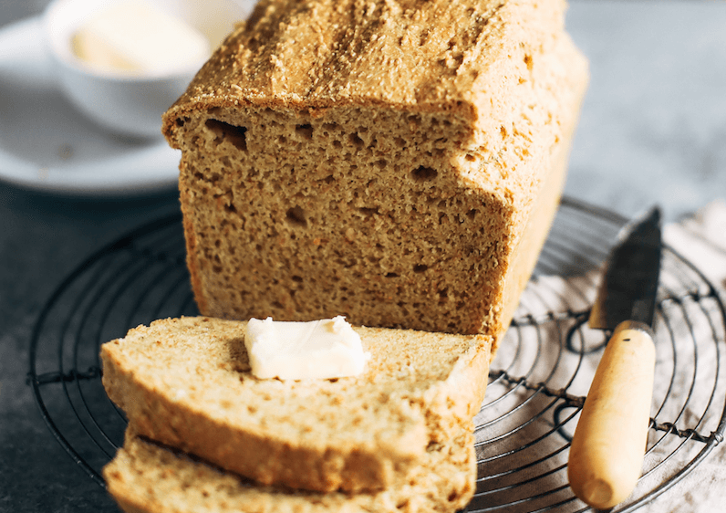 Perfect gluten-free keto sandwich bread. Easy paleo bread recipe without yeast! This almond flour sandwich bread tastes amazing, holds together, and is easy to make! Nothing like homemade bread.