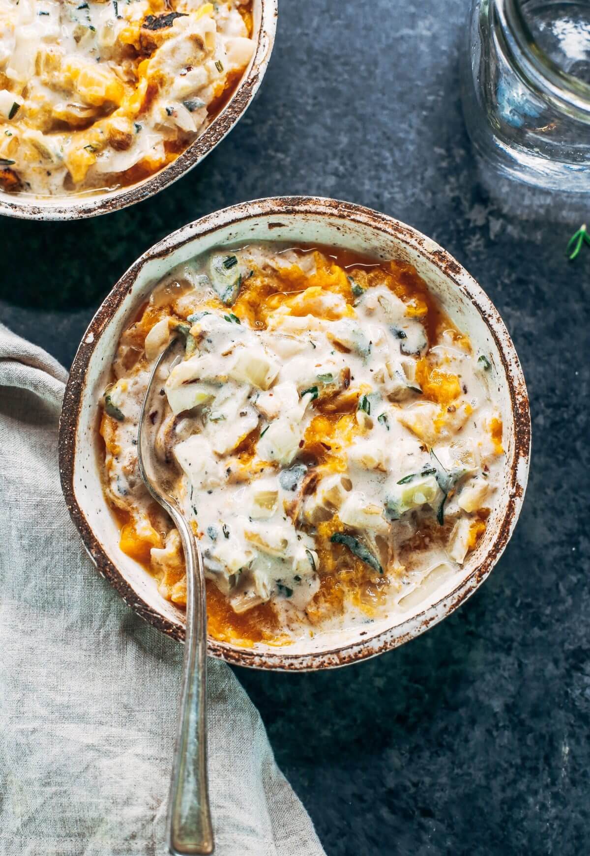 Savory Whole30 Butternut Chicken Breakfast Bowl Paleo Gluten Free