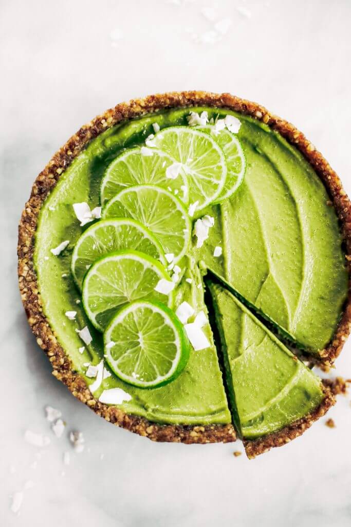 Key Lime Vegan Pie - Paleo Gluten Free