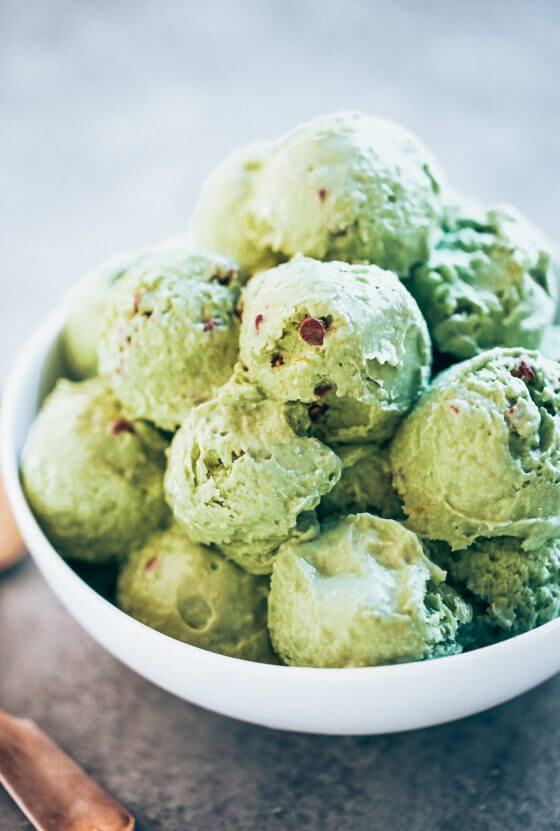 Mint Chocolate Chip Ice-Cream - Paleo Gluten Free