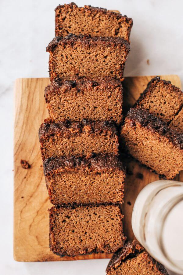 Gingerbread Loaf Made With Sweet Potatoes - Paleo Gluten Free